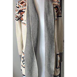 If It Were Me  Cardigan Sweater size Small Southwest/Aztec Multicolor Cotton